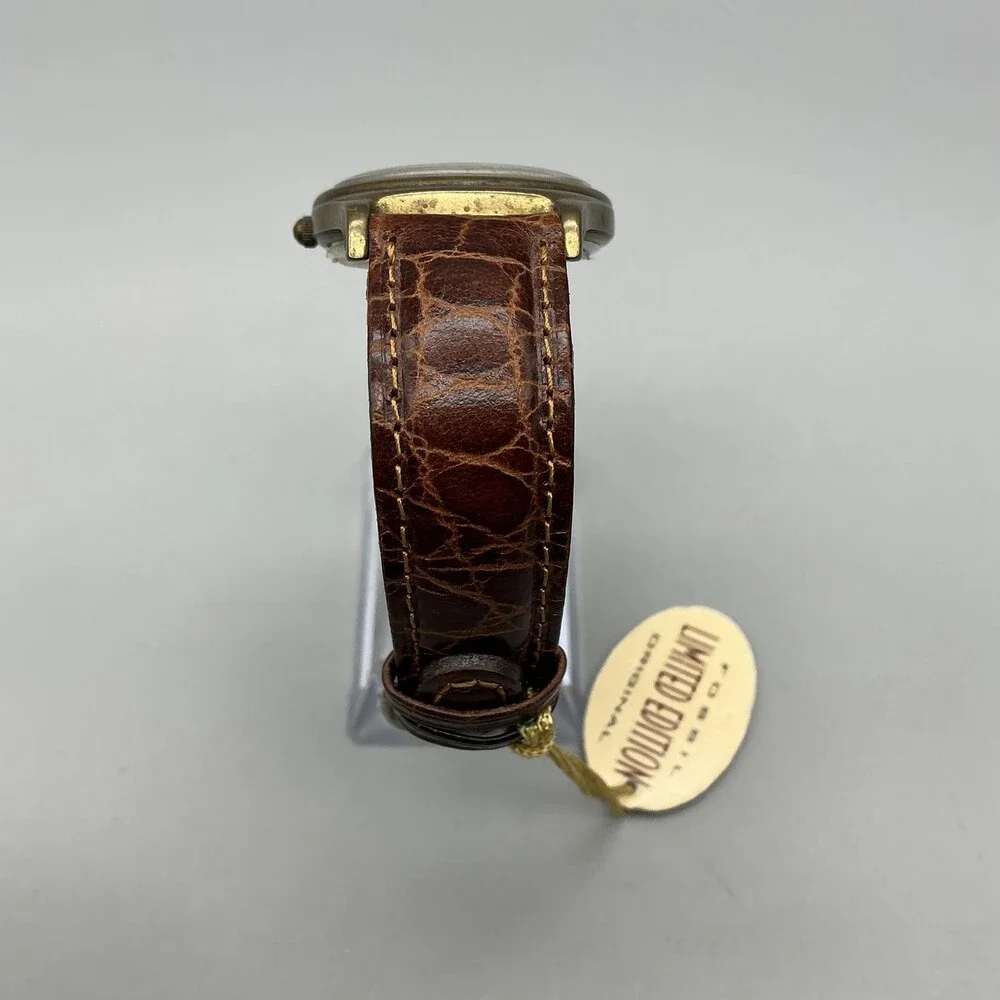 Vintage Fossil LE-0427 Unisex Watch 34mm Saxophone Music Limited New Battery